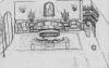 The sketch of a room with stroennoj furniture for 'Gold chesspieces' - click for increase