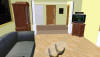 3D  гостиная - щелкните для увеличения
